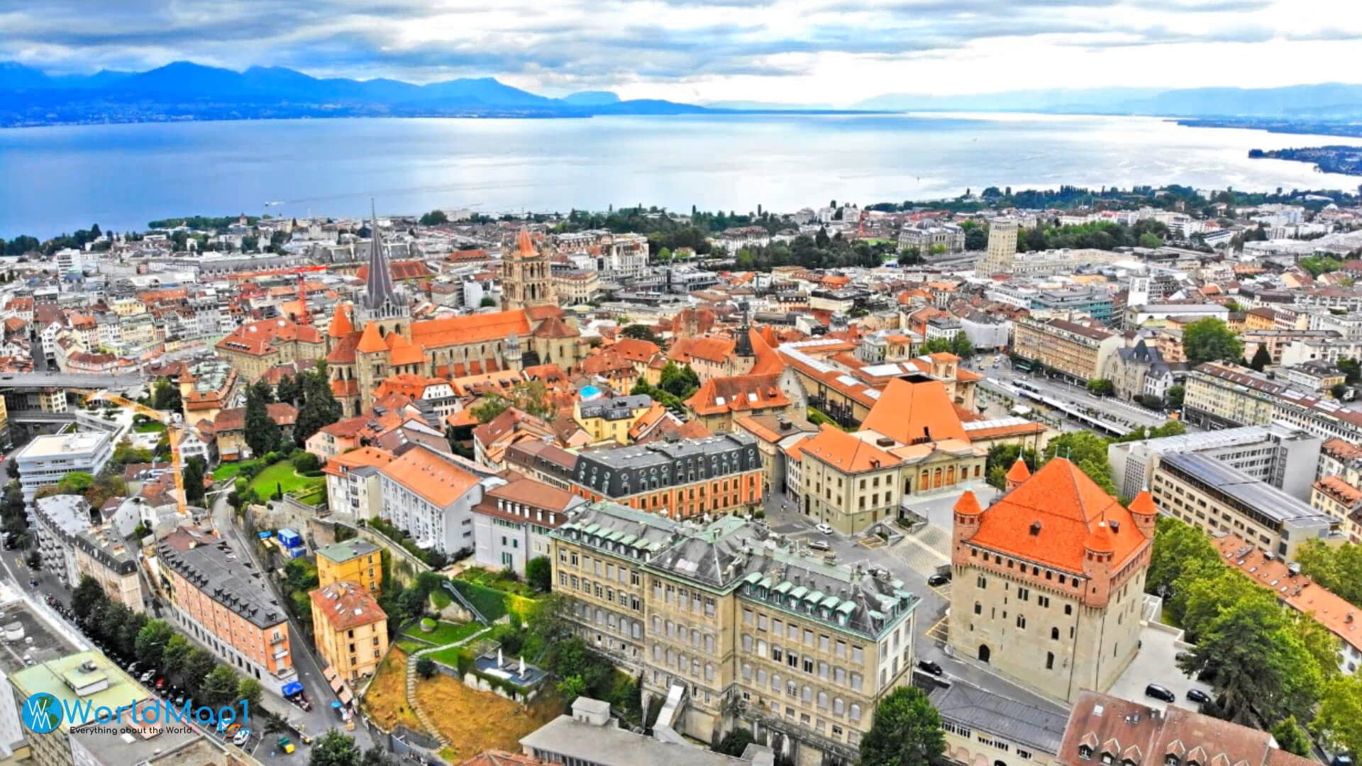 Downtown of Lausanne